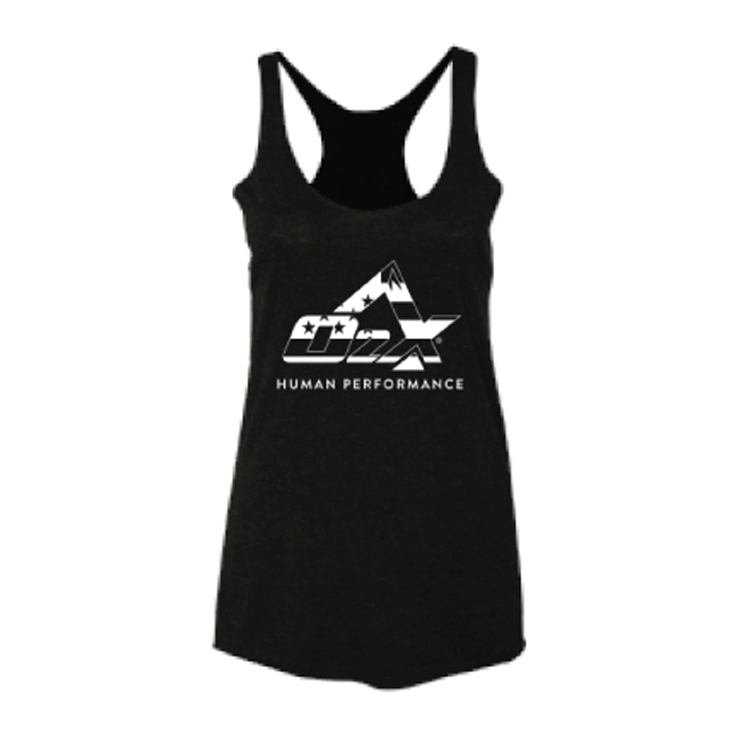 BP Black O2X Logo Women's Tank - O2X Human Performance BP Black O2X Logo Women's Tank - O2X Human Performance